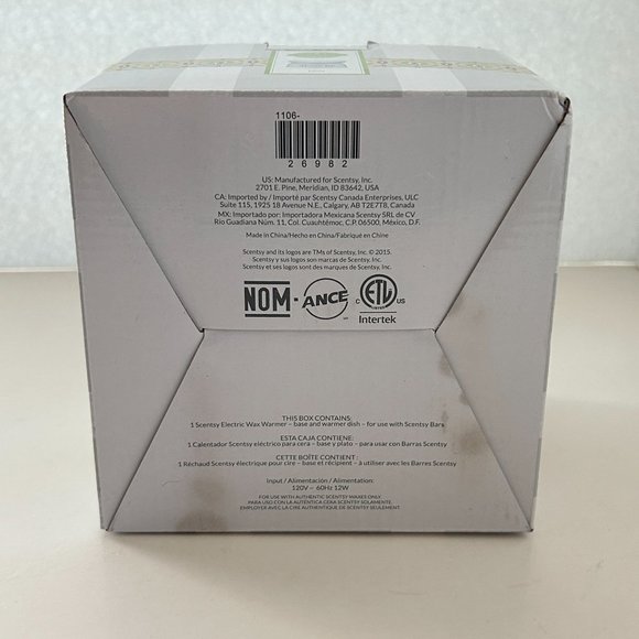 Scentsy Love Country Element Wax Warmer Cream White Retired & Wax Samples New - Picture 11 of 13